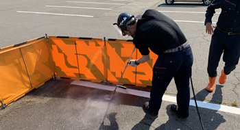 エコロビーム越後　デモ洗浄